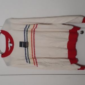 Forever 21+ rainbow sweater 3x NWT